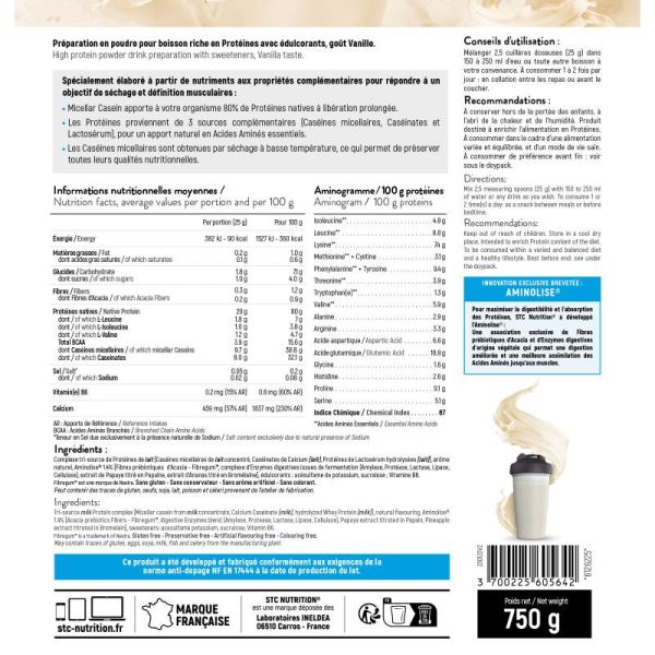 Micellar Casein Vanille - 750g