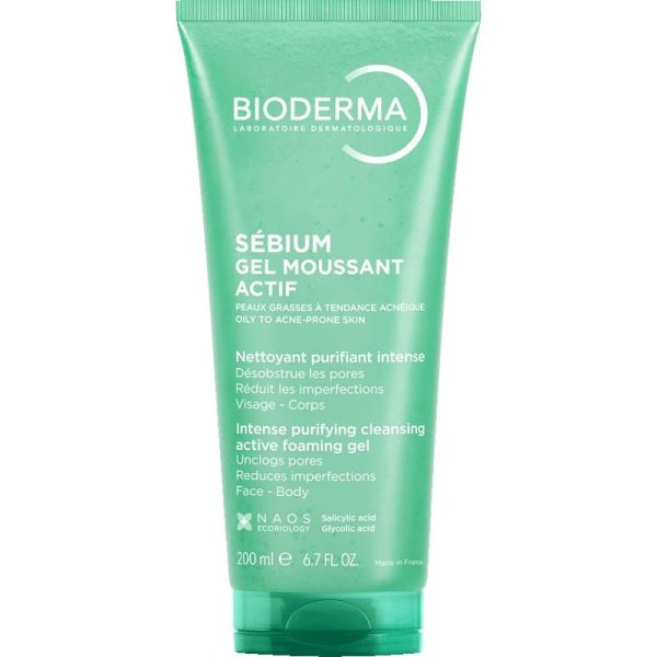 Gel moussant actif Sébium - 200 ml