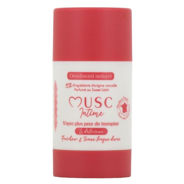 Musc Intime Déodorant solide Musc Blanc - 50g
