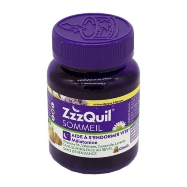 ZzzQuil Sommeil Mangue Banane - 30 gommes
