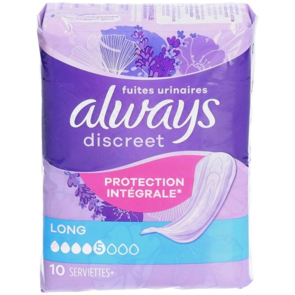 Serviettes Discrètes Long - Protection Intégrale