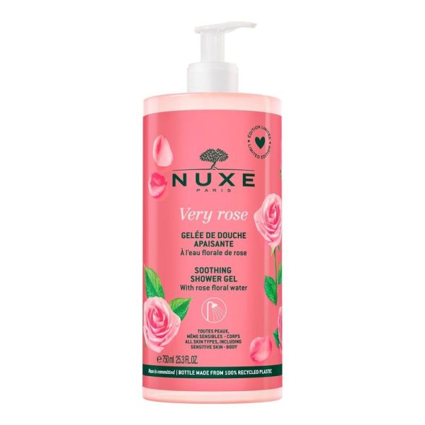 VERY ROSE Gelée de Douche Apaisante - 750ml