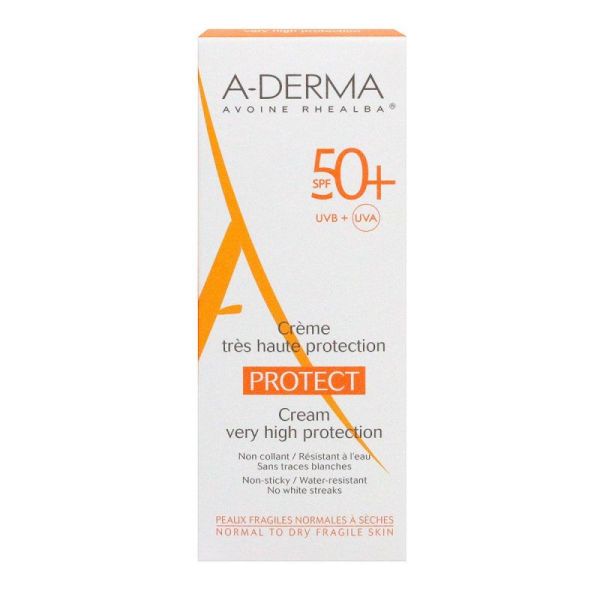 Aderma Protect Crème Très Haute Protection SPF 50+ - 40 ml