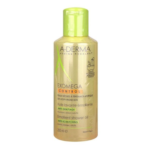 Aderma Exomega Control Hle Lav Émoll Fl/200Ml