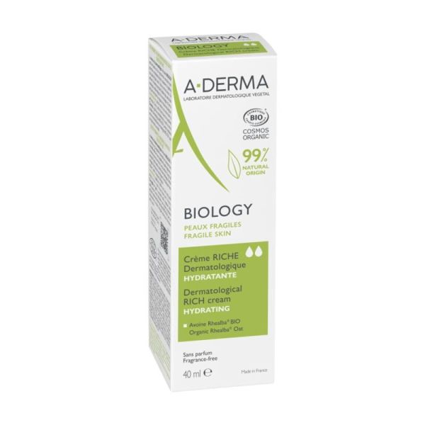 BIOLOGY Crème riche dermatologique hydratante - 40ml