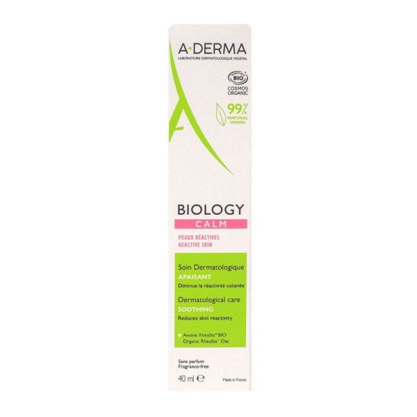 A-Derma Biology Calm Soin dermatologique apaisant - 40ml