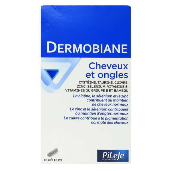 Dermobiane Cheveux et Ongles - 40 gélules