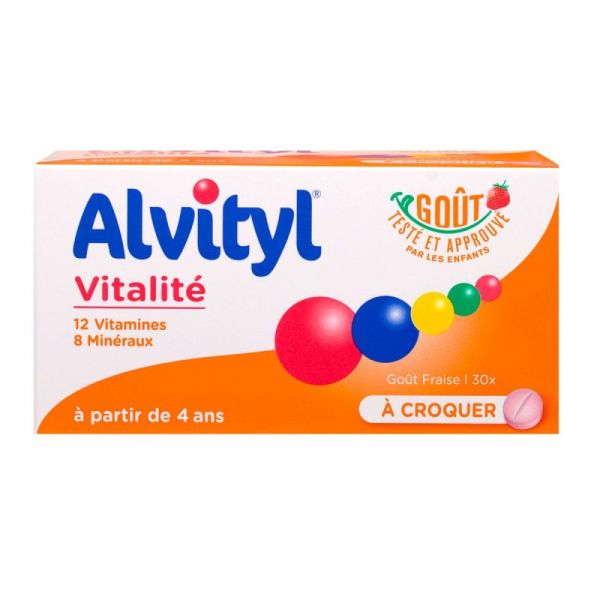 ALVITYL Vitalité - 30 comprimés à croquer