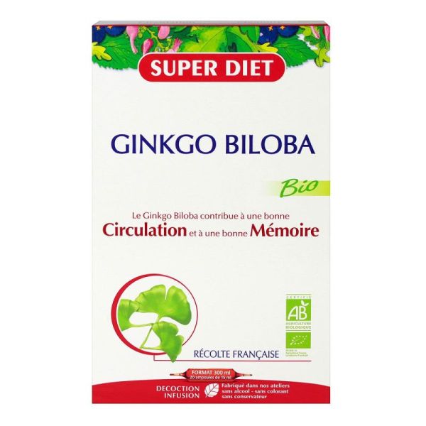 Ginkgo Biloba Bio ampoule - 20 ampoules