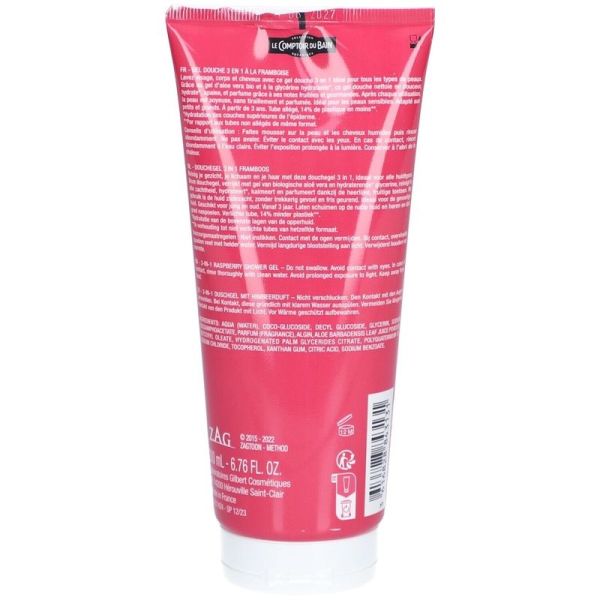 Miraculous gel douche 3 en 1 Framboise - 200ml