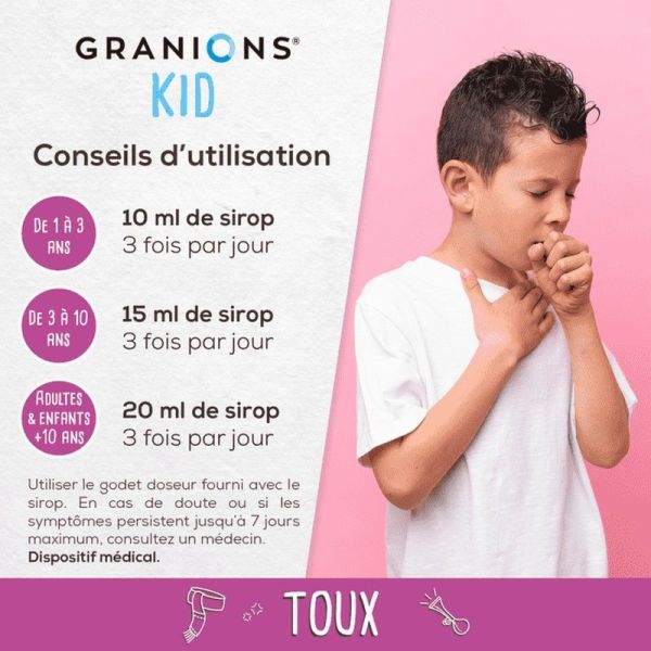 Kid Toux - Solution Buvable - 125ml