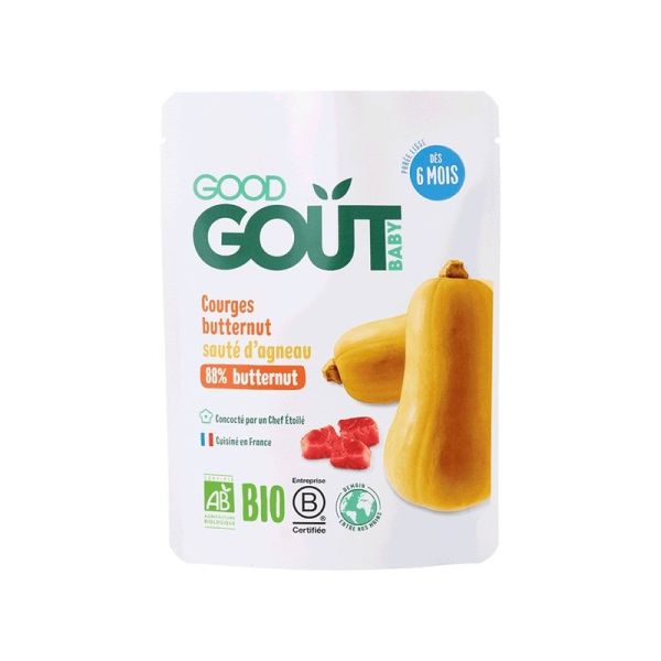 Courges butternut sauté d'agneau - 190gr