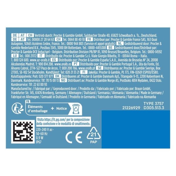 Brosse à dents Électrique Pro 1 700 - none