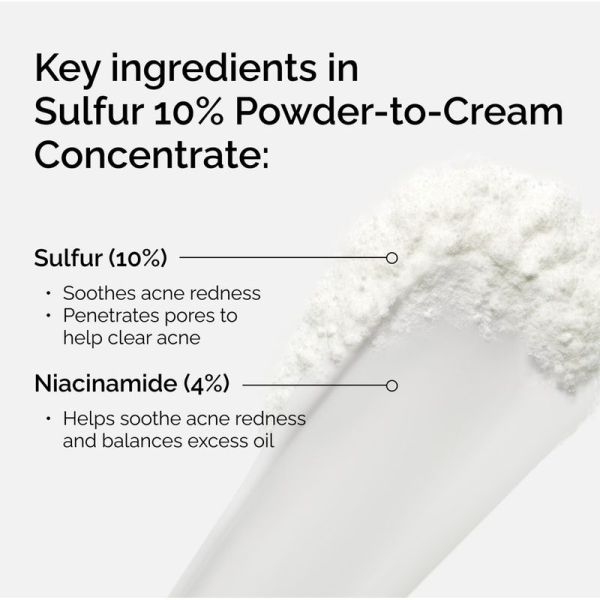 Concentré Crème-en-Poudre de Soufre 10% - 5 g