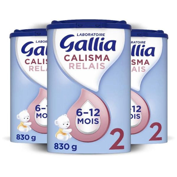 Tous les Laits infantiles Laboratoire Gallia Calisma Relais 2ème âge - 830g