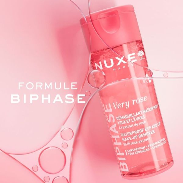 VERY ROSE Démaquillant Waterproof Yeux et Lèvres - Biphase - 100ml