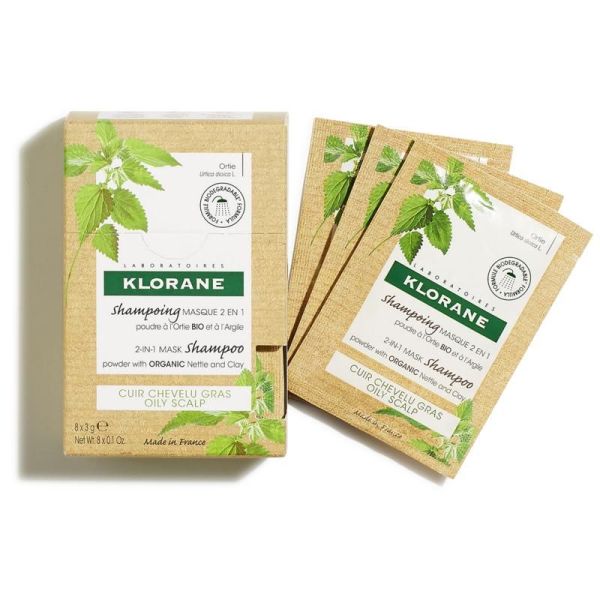 Ortie Shampoing Masque à la poudre d'Ortie BIO - 24gr