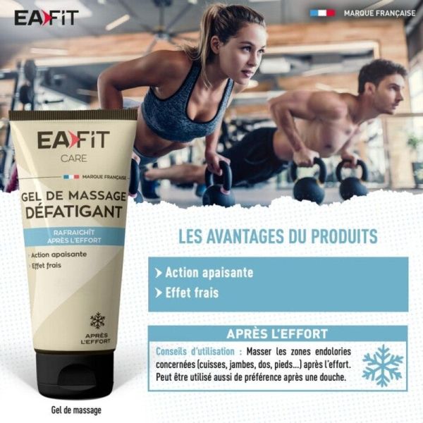 Gel de massage Défatigant - 75 ml