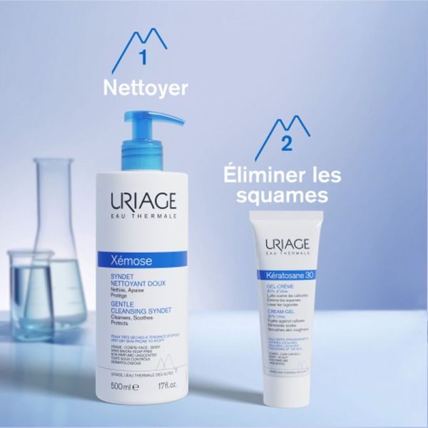 Peaux sèches, tendance à l'eczéma atopique KÉRATOSANE 30 Gel-Crème - 75mL