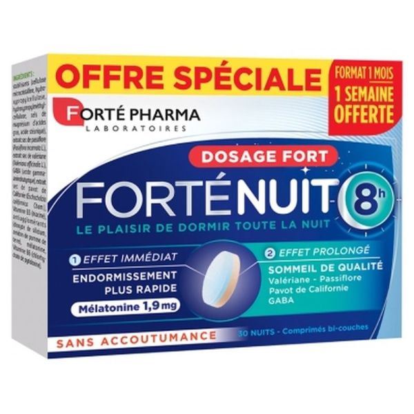 Nuit 8h Complément Alimentaire - 30 comprimés