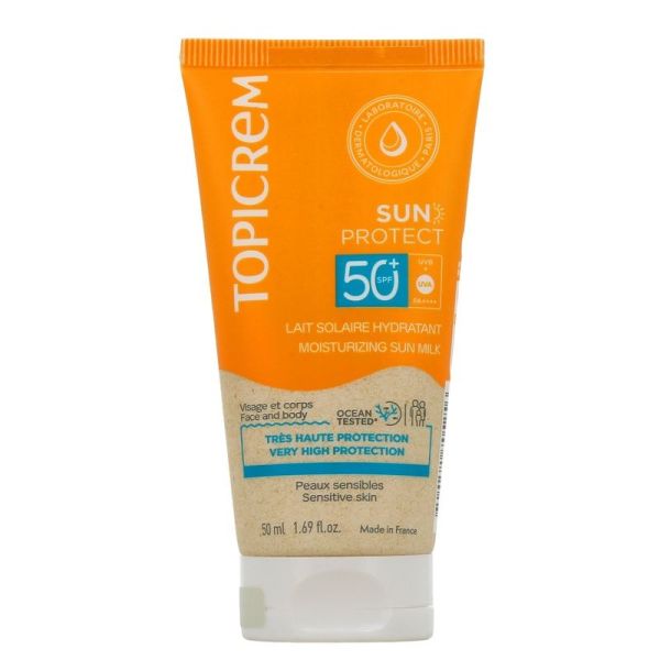 Topicrem Sun Protect Lait Solaire Hydratant SPF 50+ - 200ml