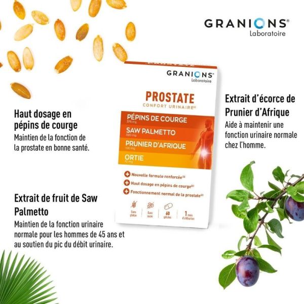 GRANIONS Prostate - 60 gélules
