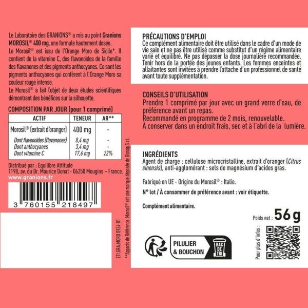 Morosil 400 mg - 60 comprimés