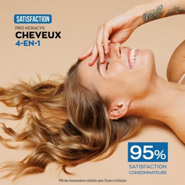 Pro Keracys Collagène cheveux 4-EN-1 Poudre - 200 ml