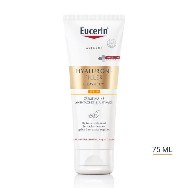 HYALURON-FILLER + ELASTICITY Crème Mains Anti-Taches et Anti-Âge SPF 30