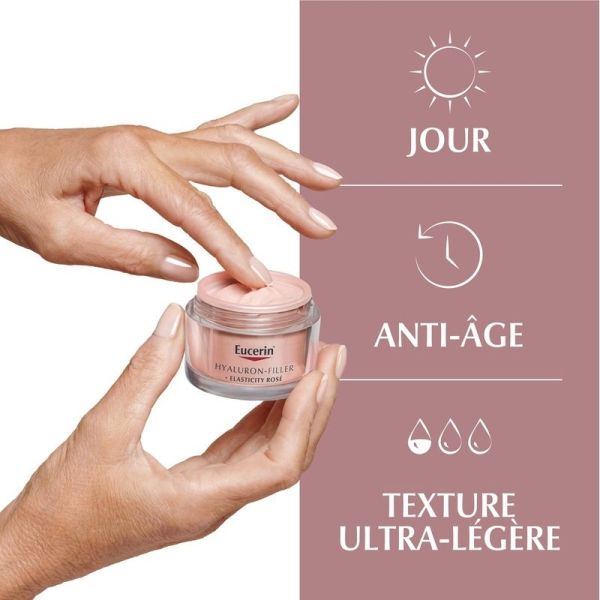 HYALURON-FILLER + ELASTICITY Soin de Jour Rose SPF 30