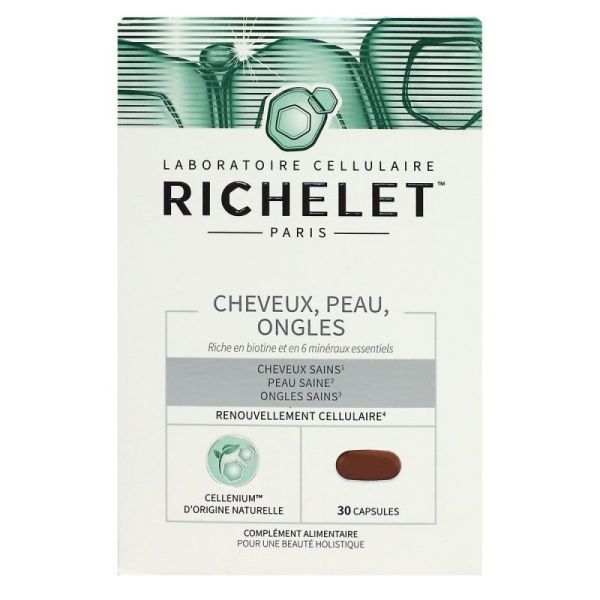 Richelet Cheveux Peau Ongles Capsules - 30 capsules