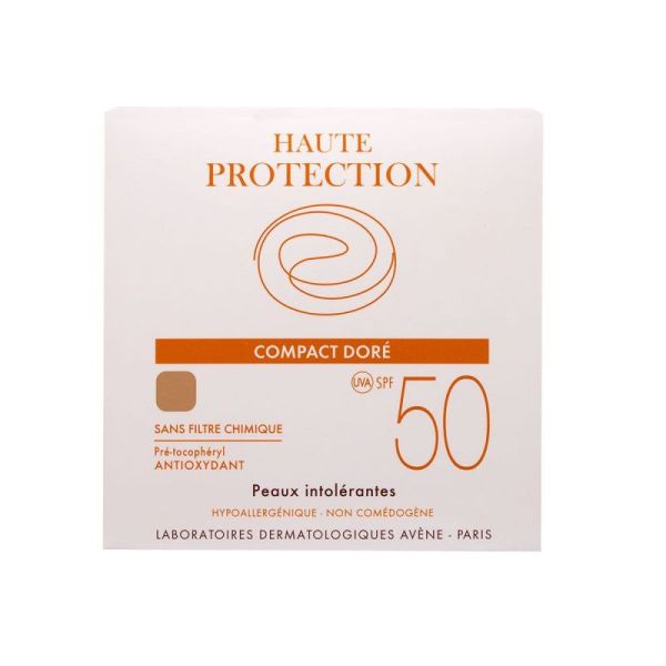 Compact Teinté SPF 50+, doré - 10g