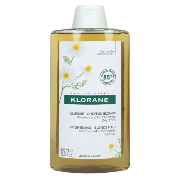 Klorane shampooing à la Camomille Blondissant et Illuminateur flacon - 400ML