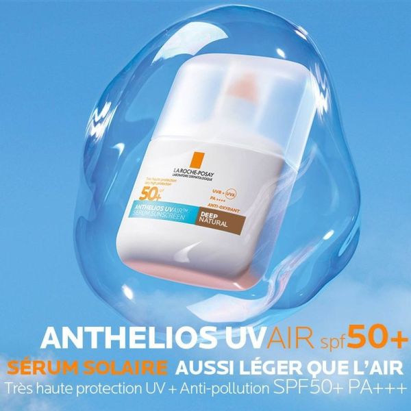 ANTHELIOS UVAIR - SPF50+ Sérum Solaire Visage - Teinte Foncée