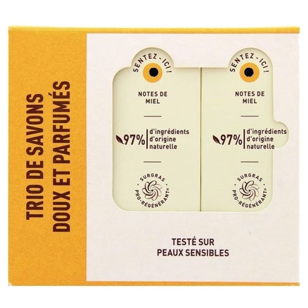 Savon Surgras Nectar de Miel - 3 x 200 g
