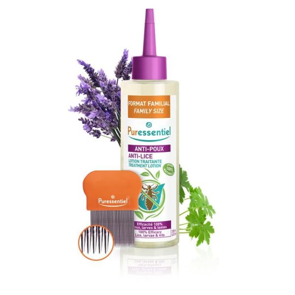 Anti-poux Lotion Traitante Anti-Poux avec peigne - 100 ml