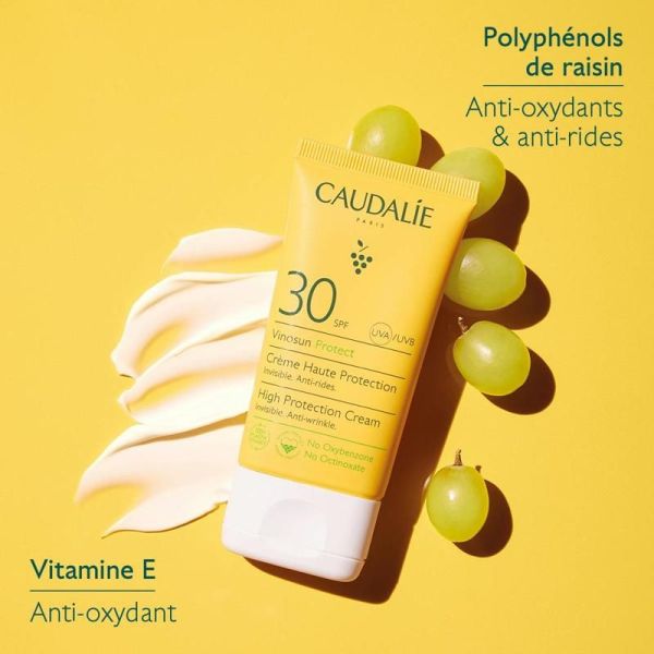 Vinosun Protect Crème Solaire Haute Protection SPF30