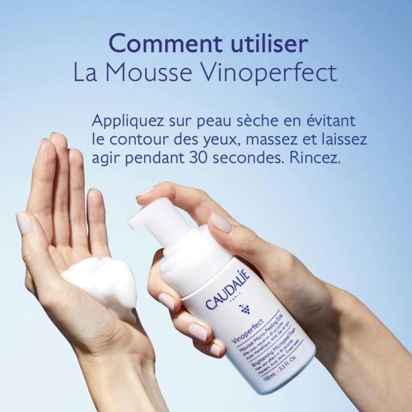 Vinoperfect Mousse Micro-Peeling Éclat aux AHAs - 100ml