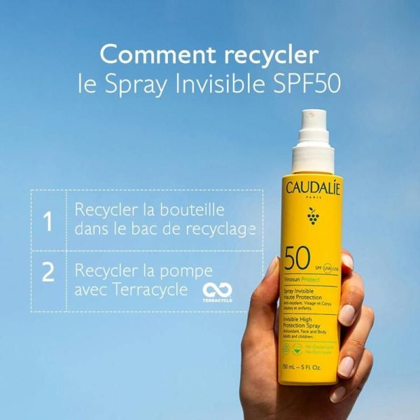 Vinosun Protect Spray Invisible Haute Protection SPF50
