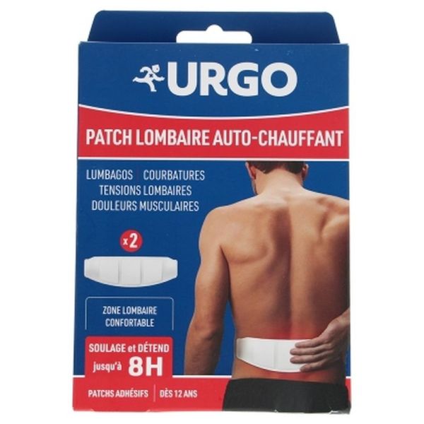 Patch Auto-Chauffant Lombaire - Lot de 2