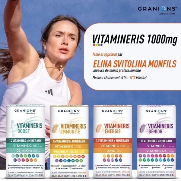 Construction musculaire Vitamineris Senior 1000mg - 28 comprimés