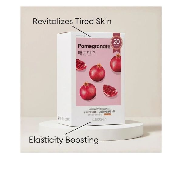 Airy Fit Sheet Mask (Pomegranate) - 20 masques