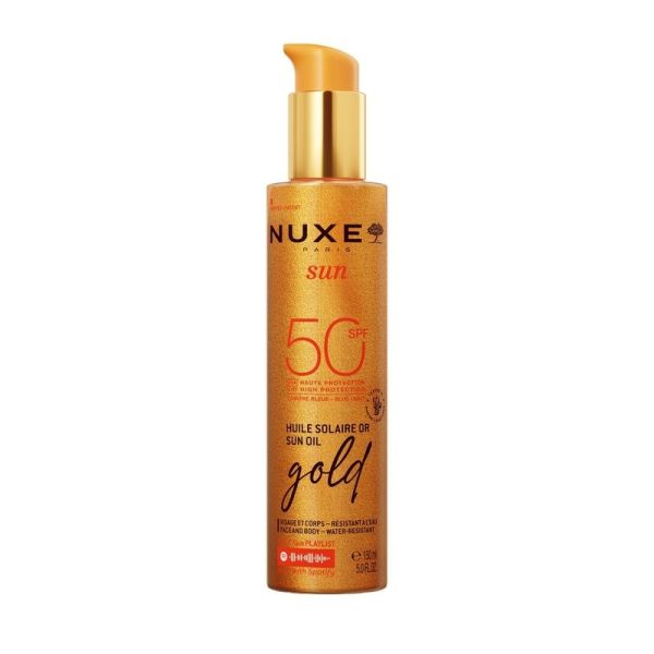 NUXE SUN Huile Solaire Or Haute Protection SPF50 - 150 ml