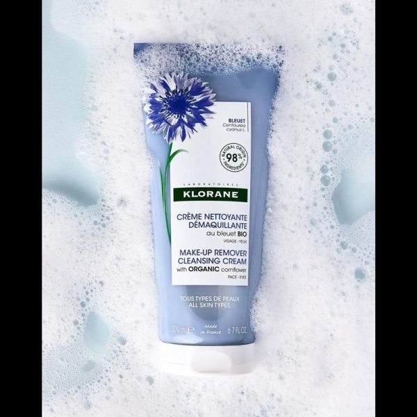 Bleuet Crème Nettoyante Démaquillante au Bleuet BIO - 200ml