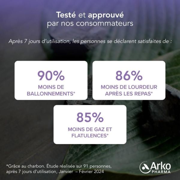 Arkogélules® Charbon Végétal Activé - 40 gélules