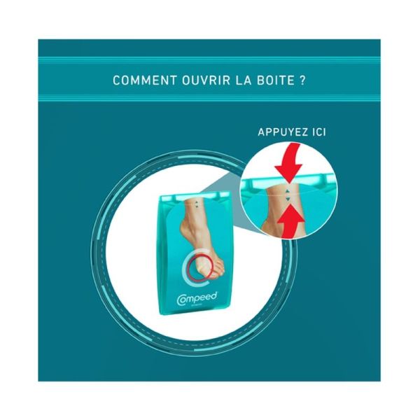 Ampoules pansements petit format - x6 pansements