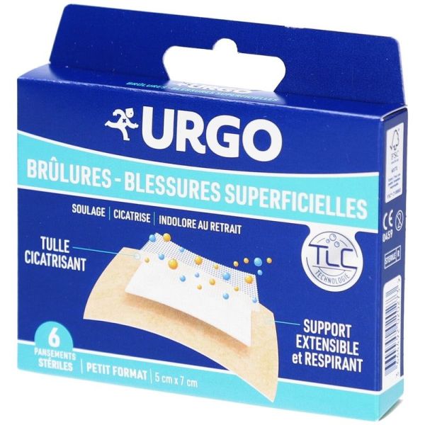 Brûlures Pans TLC Stériles - 6 unités