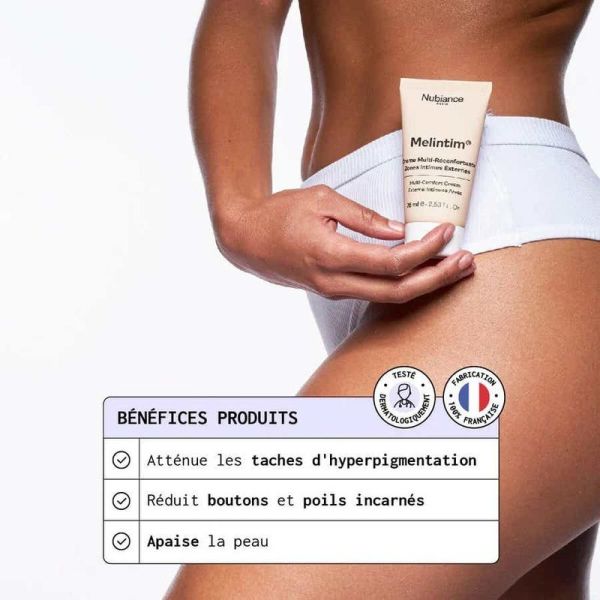 Melintim Crème Multi-Réconfortante Zone Intime Externe - 75ml