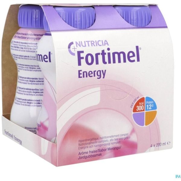 Fortimel Energy Fraise - 4x200ml