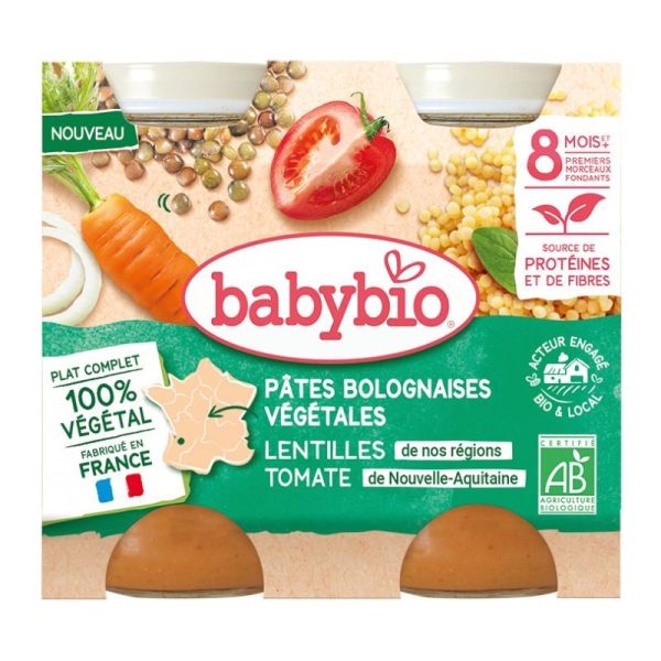 Menu Pâte Lentilles - 2x200g